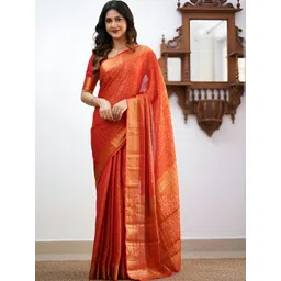 SWEETPEL Woven Design Zari Banarasi Saree-picture-22