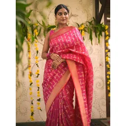SWEETPEL Woven Design Zari Banarasi Saree-picture-39