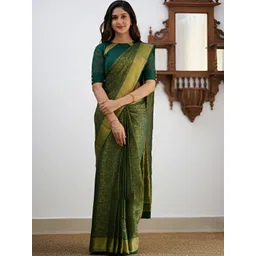 SWEETPEL Woven Design Zari Banarasi Saree-picture-10