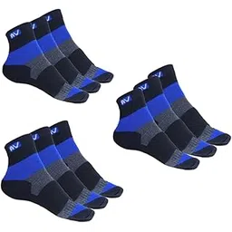 SwekshaCreations Sports Ankle Cotton Socks | Free Size| Breathable| Daily Use| Multicolor| (pack of 9) for men and women-picture-11