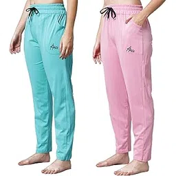 swellswag Womens & Girls Cotton Relax Fit Pajama (Pack of 2) image 1