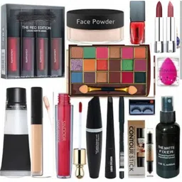 swenky Professional Makeup Kit eyeshadow eyeliner mascara nail poish & lipstick-picture-13