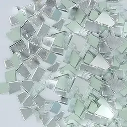 Sweven Art Mosaic Tiles, 12-15mm Size Irregular Shape Mirrors, 5mm Thick (Pack of 200Gms)-picture-26