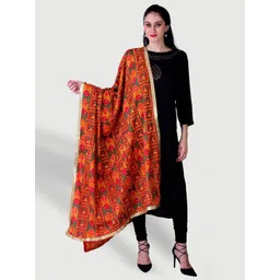 SWI Stylish Embroidered Dupatta with Phulkari-picture-34