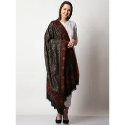 SWI Stylish Ethnic Motif Woven Design Shawl-picture-13