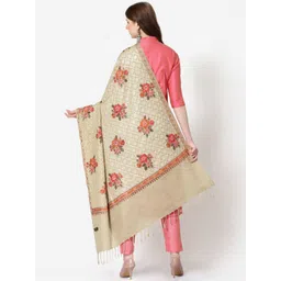 SWI Stylish Floral Embroidery Shawl image 2