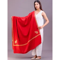 SWI Stylish Women Floral Embroidered Pashmina Shawl-picture-40