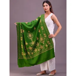SWI Stylish Women Floral Woven Design Pashmina Shawl-picture-13
