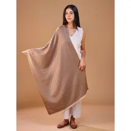 SWI Stylish Women Geometric Woven Design Woolen Stole-picture-20