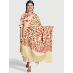 SWI Stylish Women Kashmiri Paisley Embroidered  Shawl-picture-26