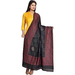 swi stylish Women's Woven Pure Wool Shawl-picture-46