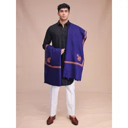 swi stylish Wool Embroidered Men Shawl-picture-26