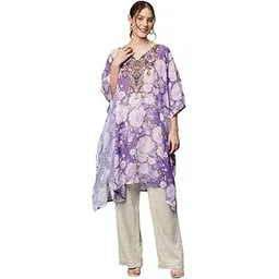 swi with label Women's Printed Boat Neck Beach Wear Kaftan JKBW_544-picture-22