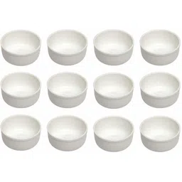 swift international Plastic Dessert Bowl 3 Inch Round Bowl, Acrylic Dinner Lunch Katori/Bowl, Multipurpose Bowls for Serving Curry, Pudding, Ice Cream, Soups, Desserts Set of 12 (100ml)-picture-36