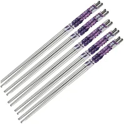 swilco Eating, Decorative Steel Chinese, Japanese, Korean, Vietnamese Chopstick-picture-17