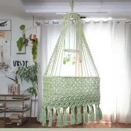 swingsaga Hanging Chair Lime Bassinet Swing Bassinet-picture-10