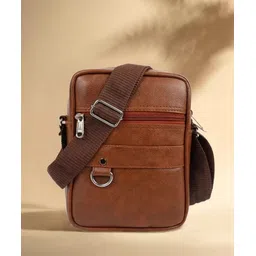 swish style Tan Men Sling Bag Mini Cube Sling Bag for Men Cross body Mobile Side Bags Travel Chest Bags-picture-26