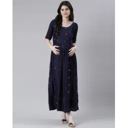 swishchick Women Floral Print Fit & Flare Dress-picture-12