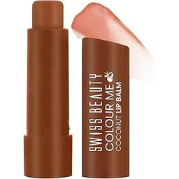 Swiss Beauty Colour Me Tinted Lip Balm with 12 Hours of Hydration | For Dry & Chapped Lips | With SPF 15, Shea Butter and Vitamin E | Long Lasting Glossy Finish Lip Balm | Shade - Coconut Blast, 4.5g-picture-32