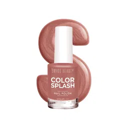 SWISS BEAUTY Color Splash Glossy Long-Lasting Nail Polish 11ml - Hot Coral-picture-14