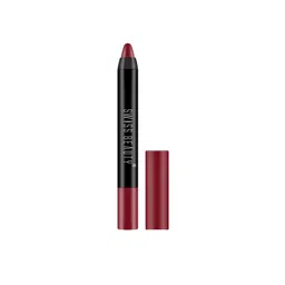 SWISS BEAUTY Non Transfer Matte Crayon Lipstick - Bloodshot Maroon-picture-38