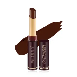 SWISS BEAUTY Non-Transfer Matte Lipstick Dark Brown - 2 gm-picture-27