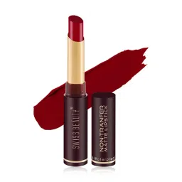 SWISS BEAUTY Non-Transfer Matte Lipstick Red Letter - 2 gm-picture-28