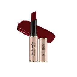SWISS BEAUTY Non Transfer Waterproof Matte Lipstick - Royal Maroon 413-picture-15