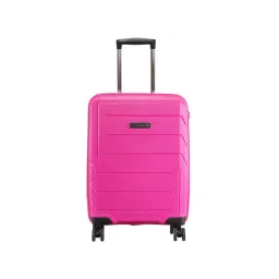 Swiss Brand Matterhorn Pink Textured Hard Cabin Trolley Bag - 20 cm-picture-14