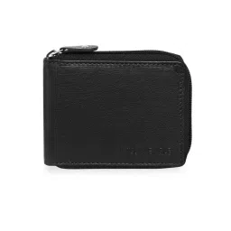 Swiss Eagle Black Leather Zip Around Wallet-picture-20