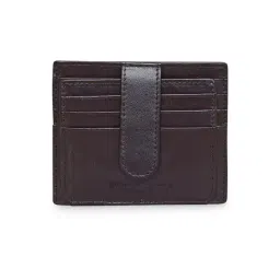 Swiss Eagle Brown Leather Card Holder-picture-39