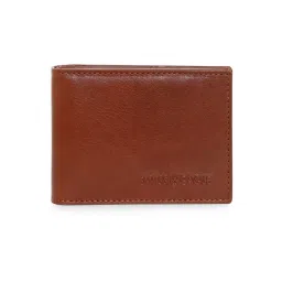 Swiss Eagle Cognac Leather RFID Secure Bi-Fold Wallet-picture-31
