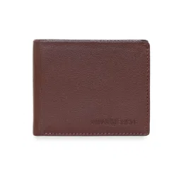 Swiss Eagle Dark Brown Textured Leather RFID Secure Bi-Fold Wallet-picture-30