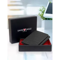 Swiss Eagle Men Leather Three Fold Wallet-picture-11