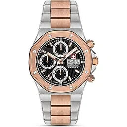 swiss military hanowa Damask Legends Fireball Grey Round Dial Swiss Made Automatic Watch for Men | SMWGL0007060-picture-12