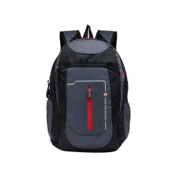 Swiss Military 25 Ltrs Grey & Black Medium Laptop Back pack-picture-46