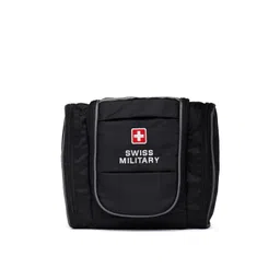 SWISS MILITARY Black Solid Utility Toiletry Bag-picture-30