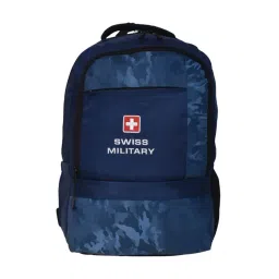 Swiss Military Blue Camo Backpack - 24 Ltrs-picture-24