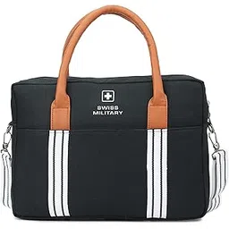 swiss military Canvo Canvas Laptop Bag for Men, Women|Laptop Messenger Bag, Office Bag, Sling Bag with Quick Access Pocket & Inbuilt Organizer | Fits up to 14" Laptop, Navy Blue, CAN9-picture-43