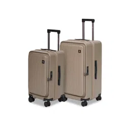 SWISS MILITARY Jade Hard Unisex Set Of 2 Peach Suitcase Trolley Bags-picture-34