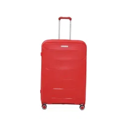 Swiss Military Red 8 Wheels Large Hard Cabin Trolley Bag-picture-40