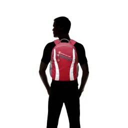 Swiss Military Red Medium Laptop Backpack image 2