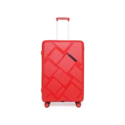 Swiss Military Star Red Textured Hard Small Trolley Bag - 35 cm-picture-30