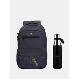 SWISS MILITARY Unisex Stylish Mandala Laptop Backpack And Flask Combo-picture-25