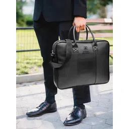 SWISS MILITARY Unisex Textured Laptop Bag-picture-39