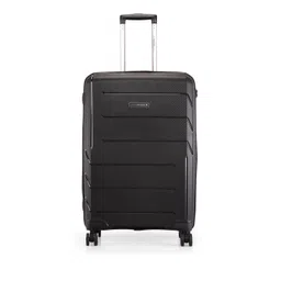 swissbrand SWISS BRAND Black Solid MATTERHORN Hard-Sided Medium Trolley Suitcase-picture-34