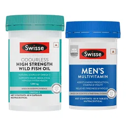 Swisse Men's Health Combo - Mens Multivitamin (30 tablets) & Fish Oil (40 tablets)-picture-21