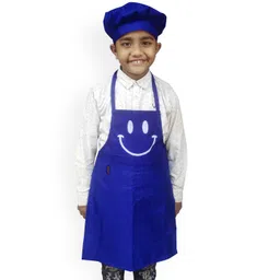 SWITCHON Blue & White Printed Waterproof Apron With Cap-picture-42