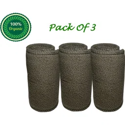 5 Layers Bamboo Charcoal Wet-free, Reusable, Washable Nappy Inserts (Pack of 3)-image-26
