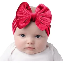 SYGA Baby Girls Nylon Headbands Hairbands Hair Accessories Soft Comfortable Bow Headband Elastic Newborn Infant Toddlers Kids 0-3 Years-picture-36
